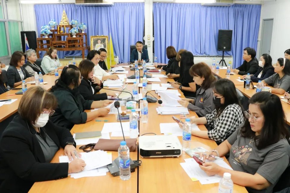 ภาพประกอบข่าว ศธจ.นครราชสีมา ประชุมติดตามการดำเนินงานของบุคลากรในสังกัด ประจำเดือนพฤษภาคม 2569